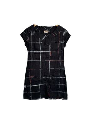 Volcom y2k black printed mini dress, size S